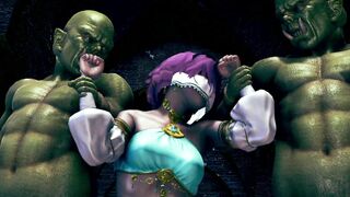 Female Knight Lose to Monster Ork - Episode.12