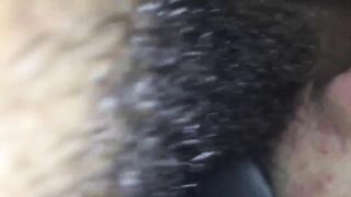 Intense Close-up Soak Vagina was Teased and Penetrated by bbc