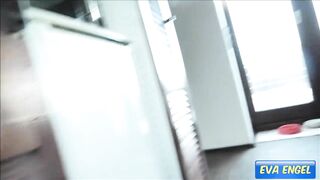 EVA ENGEL: I need to pissing, he wants to boned
