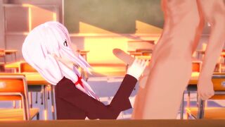 Guilty Crown - Eighteen Inori Yuzuriha gets creampied - 3D