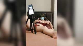 Step Milf Making a Good Solo Session Live On instagram