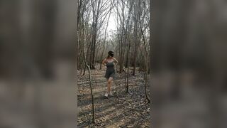 I go inside the Forest to Masturbate Secretly