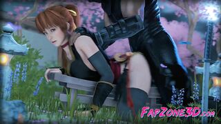 3D Kasumi from Scene Game Dead or Alive Gets Fucks