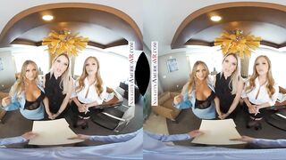 Erotic America - Slutty coworkers, Kayley Gunner, Kenzie Taylor, &