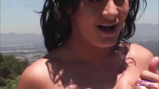 A huge ebony rough penis for the butt of this