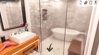 AMNESIA:Freaky Beauty milf Masturbates inside the Restroom-S2e14