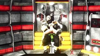 Alien sex! A goddess irresistible blonde gets banged! by Anubis