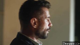 Deeper. Incredible gold digger is seduced by bf's dad
