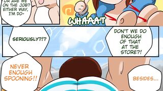 Summer Spoonin - have Sex inside Beach Animated Comic