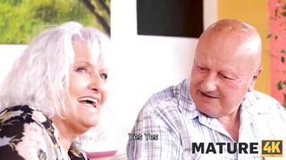 MATURE4K. Older man cant please wifey so she makes move