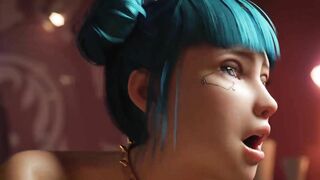 【MMD R-teenie SEX DANCE】INTENSE ANAL RIDE ROUGH SEX 甘いお尻の食べ物 [MMD]