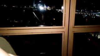 Spontaneous bj and hand job on the ferris wheel