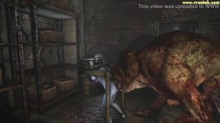 Mass Effect females getting plowed rough by grotesque 3D Monsters
