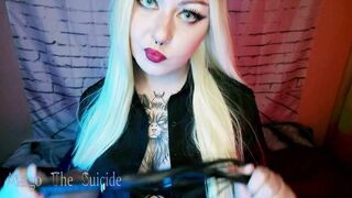 Cutie Blonde Police Woman Arrests you and give you a Nice Titjob