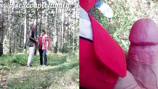 Gave into Mouth to a Stranger and Cum on her Clothes