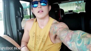 See what Slutty Milfs do while they Wait at Practice, I make myself Cum inside the Vehicle