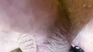 Amateur cougar Belt Spanking Butt & Hooters. Submissive Hoe makes Rim Job & Anal Cleaning. Bushy Pussi.
