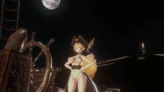 Pirates and Sex inside Hibiki Tavern [3D Cartoon, 4K, 60FPS,