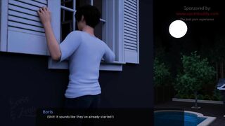 Spying my Goddess Dyke Aunties having Sex and Licking each other Snatch - Milfy City 43 (dubbing)