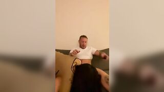 Huge Ass Hispanic Blows and Riding her Stepdad