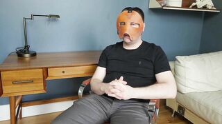 Submissive 18 yo gagging on her doms dick
