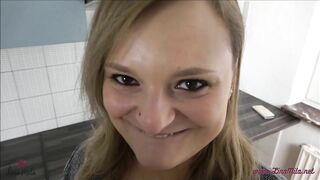 Young craftsman seduced !!! Turned On teens cunt with mouth wants to banged!!