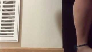 Christening the new Place - Peeing Piss on Floor Compilation - Foot Feet Old milf BBW