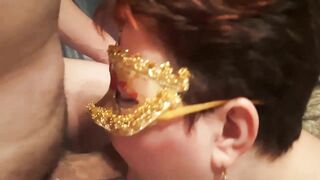 Curvy milf Helgafoxxy loves to suck dick and eat cum