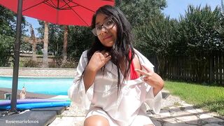 SFW $6 Swim Cover Sheer for Soak Tee Shirt Play!! Review Outdoors Pool