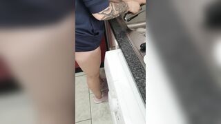 Step Milf first Anal Banged! into Kitchen with Step Son while Hubby Watching Porn next Room