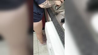 Step Milf first Anal Banged! into Kitchen with Step Son while Hubby Watching Porn next Room