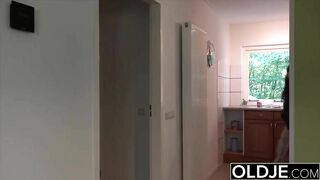 My old hubby fucks my young cunt so rough and