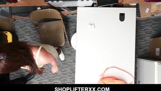 Adorable Shoplifter With Nice Body, Davina Davis Boned Rough By