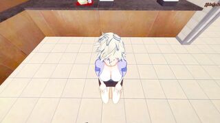 Fucking Bakugo's Cougar at McDonalds! my Hero Academia pov cougar Cartoon.