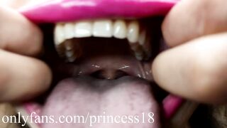 Princess18 Bondage Mouth Tour Close up