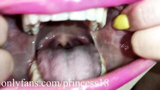 Princess18 Bondage Mouth Tour Close up