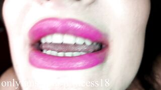 Princess18 Bondage Mouth Tour Close up
