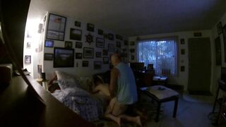 Front Room Sex while People Walk by the Window