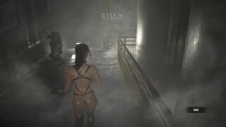 Resident Evil two, Claire BONDAGE Soak. Mod Showcase