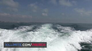 Anal Sex on a Yacht with Big Boobed Dark Haired