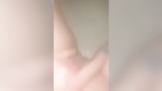 Having Fun with my Cunt inside the Shower