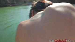 SHESEDUCEDME Jessie Saint And Judy Jolie Into Outside sixty nine
