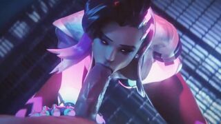 【MMD R-teenagers SEX DANCE】NAUGHTY MOUTH LONG EXTREME ORAL SEX オーラルスイート [MMD]
