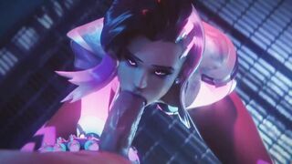 【MMD R-teenagers SEX DANCE】NAUGHTY MOUTH LONG EXTREME ORAL SEX オーラルスイート [MMD]