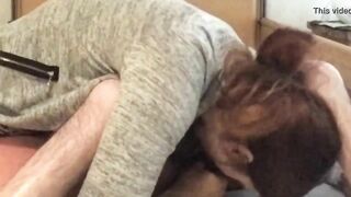 Handicapped bro inside gets fellatio