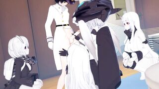 Kancolle: Admiral was Surrounded by Ships and had to use his Huge