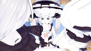 Kancolle: Admiral was Surrounded by Ships and had to use his Huge