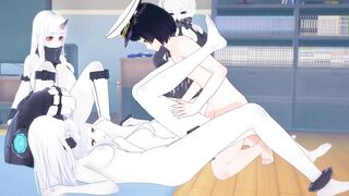 Kancolle: Admiral was Surrounded by Ships and had to use his Huge