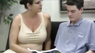 Hottie Mature Cougar Jerks off Big Dick