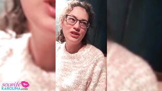 MILF Deep Throat Husband and Rough Play Snatch Long Dildo - Compilation